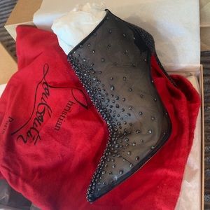 Christian Louboutin Constella Crystal Boots